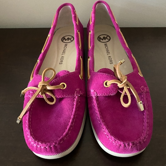 Michael Kors fuchsia platforms - Picture 1 of 7